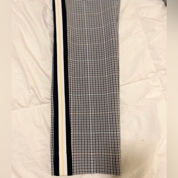 tommy hilfiger women’s plaid grey dress pants size S - Picture 2 of 5